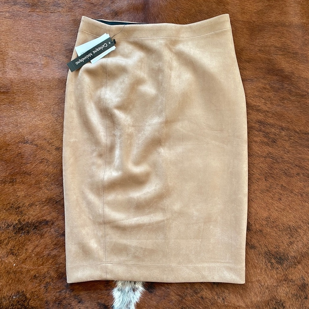 Faux Leather Skirt